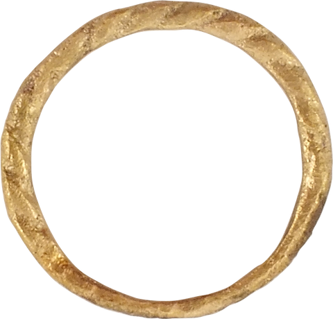 VIKING ROPED OR TWIST WEDDING RING, C.866-1067 AD, SIZE 9 1/2 - The History Gift Store