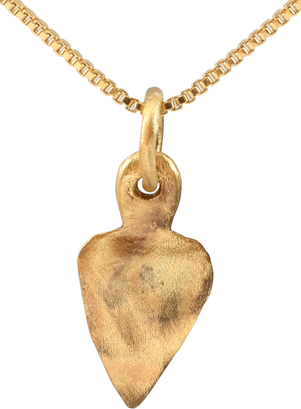 GOOD VIKING HEART PENDANT NECKLACE 9th-10th CENTURY AD - The