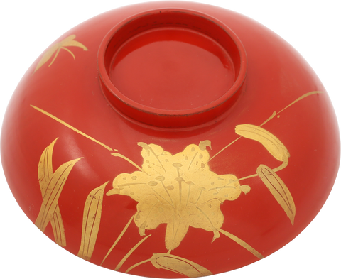 JAPANESE LACQUER BOWL AND LID OWAN - The History Gift Store