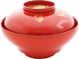 JAPANESE LACQUERED COVERED BOWL - The History Gift Store