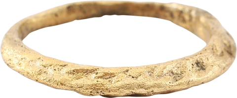 ANCIENT VIKING ROPED OR TWIST WEDDING RING, SIZE 9 - The History Gift Store