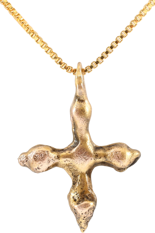 MEDIEVAL CHRISTIAN CROSS NECKLACE, C.800-1000 AD - The History Gift Store