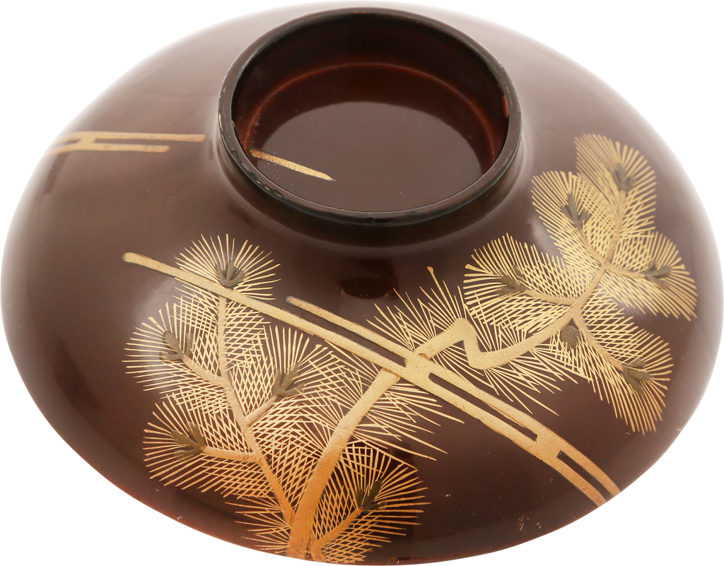 JAPANESE LACQUERED BOWL OWAN, MEIJI PERIOD - The History Gift Store