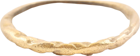 VIKING ROPED OR TWIST WEDDING RING, C.866-1067 AD, SIZE 9 3/4 - The History Gift Store