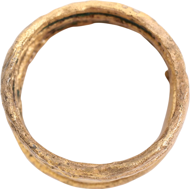 FINE AND RARE VIKING COIL RING SIZE 9 - The History Gift 