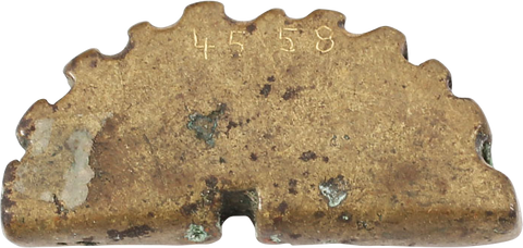 ASHANTI GEOMETRIC GOLD WEIGHT, C.1900, ex: Sir Cecil Armitage Collection - The History Gift Store