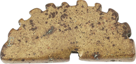 ASHANTI GEOMETRIC GOLD WEIGHT, C.1900, ex: Sir Cecil Armitage Collection - The History Gift Store