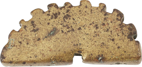 ASHANTI GEOMETRIC GOLD WEIGHT, C.1900, ex: Sir Cecil Armitage Collection - The History Gift Store