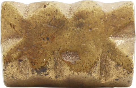 Bronze Ashanti Geometric Gold Weight, C.1890 - The History Gift Store