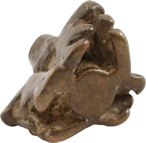 ASHANTI FIGURAL GOLD WEIGHT, C.1900, ex: Sir Cecil Armitage Collection - The History Gift Store