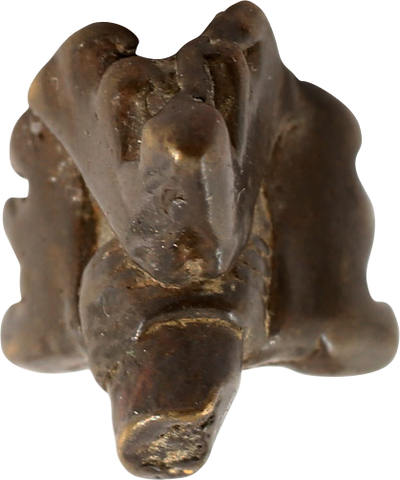 ASHANTI FIGURAL GOLD WEIGHT, C.1900, ex: Sir Cecil Armitage Collection - The History Gift Store