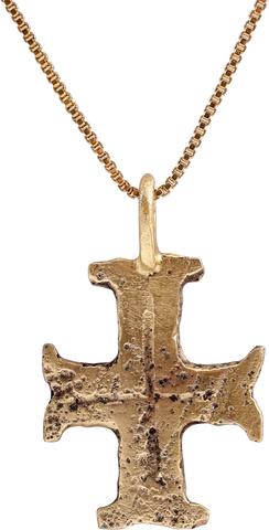 RARE MEDIEVAL EUROPEAN PILGRIM'S RELIQUARY CROSS, 8th-12th CENTURY AD - The History Gift Store