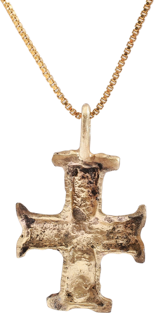 RARE MEDIEVAL EUROPEAN PILGRIM'S RELIQUARY CROSS, 8th-12th CENTURY AD - The History Gift Store