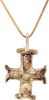 RARE MEDIEVAL EUROPEAN PILGRIM'S RELIQUARY CROSS, 8th-12th CENTURY AD - The History Gift Store