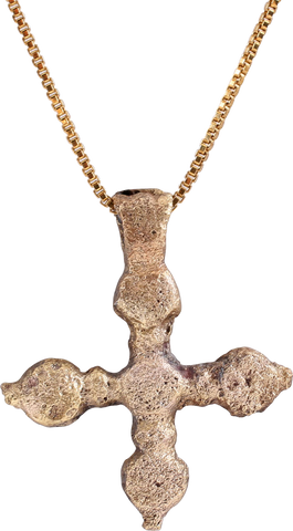 BYZANTINE CROSS NECKLACE C.700-1000 AD - The History Gift Store