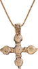 BYZANTINE CROSS NECKLACE C.700-1000 AD - The History Gift Store