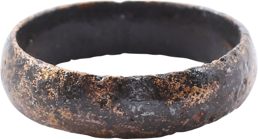 BRONZE ANCIENT VIKING WEDDING RING, SIZE 8 1/2 - The History Gift Store