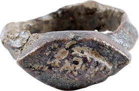 ROMAN MAN'S RING, UNFINISHED, 2ND-3RD CENTURY AD - The History Gift Store