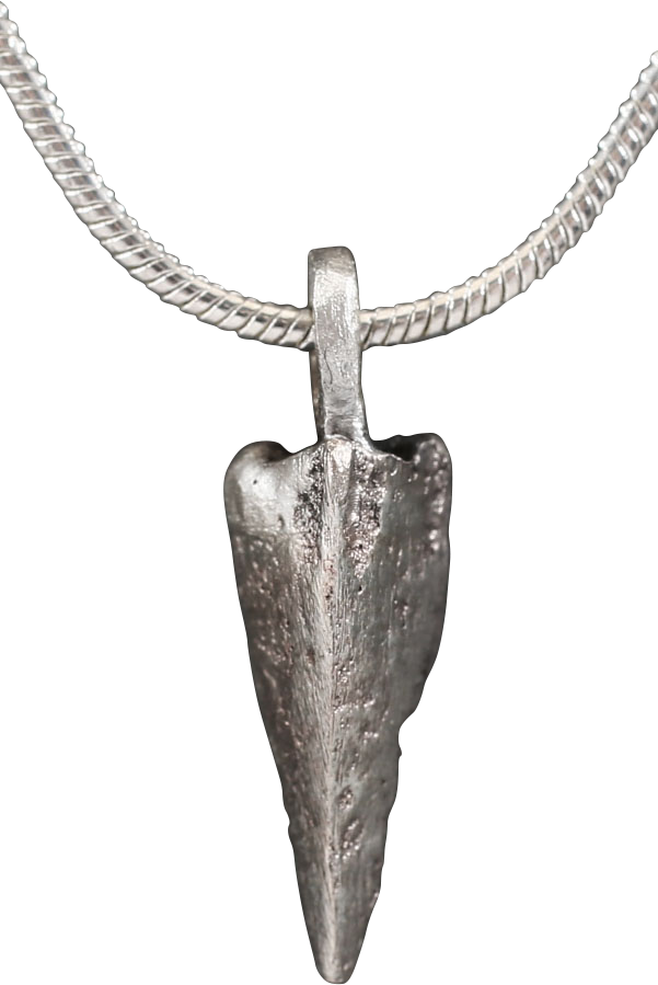 GREEK BRONZE ARROWHEAD PENDANT NECKLACE, HELLENISTIC, 300-100 BC. - The History Gift Store