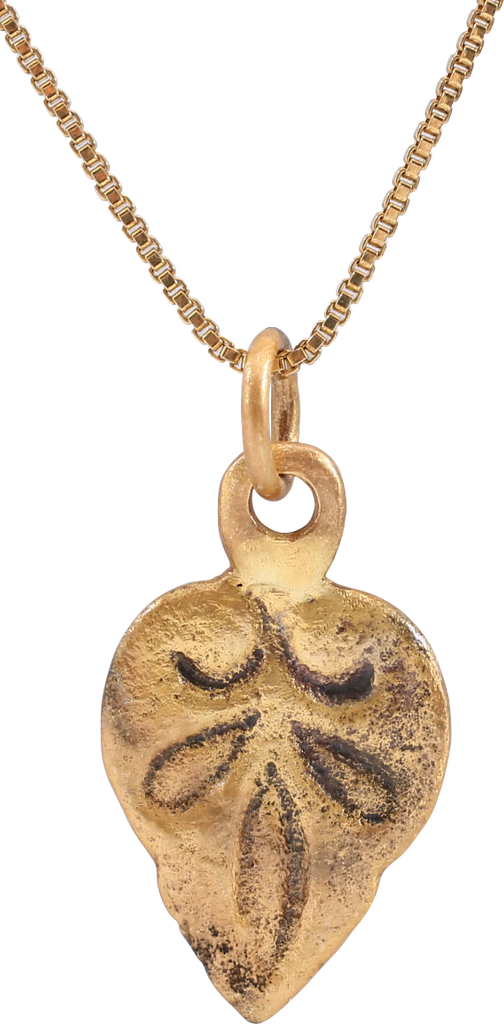ANCIENT VIKING HEART PENDANT NECKLACE C.850-1050 AD - The 