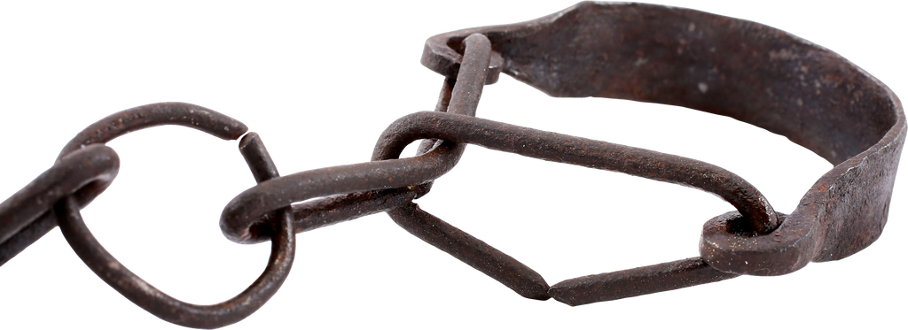 PAIR LEG SHACKLES FROM THE SLAVER TRADE - The History Gift Store