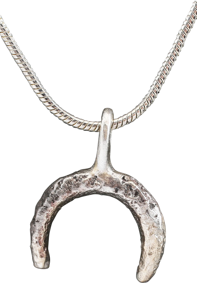 VIKING LUNAR PENDANT NECKLACE 10TH-11TH CENTURY - The 