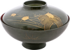 JAPANESE LACQUER BOWL AND COVER. - The History Gift Store