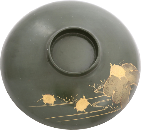 JAPANESE LACQUER BOWL AND COVER. - The History Gift Store
