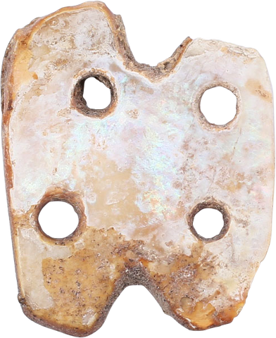 PRECOLUMBIAN MOTHER OF PEARL SHELL ORNAMENT - The History Gift Store