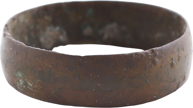 RARE COPPER VIKING WEDDING RING C.900-1050 AD, SIZE 6 - The History Gift Store