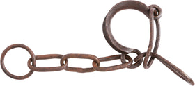 HEAVY FORGED IRON SLAVE LEG SHACKLE - The History Gift Store