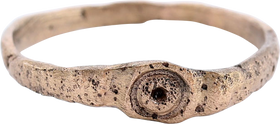 ROMAN EVIL EYE RING, 1ST-3RD C. AD, SIZE 9 - The History Gift Store