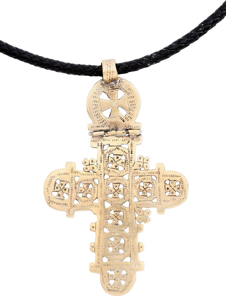 FINE LARGE COPTIC CROSS NECKLACE 19TH CENTURY - The History 