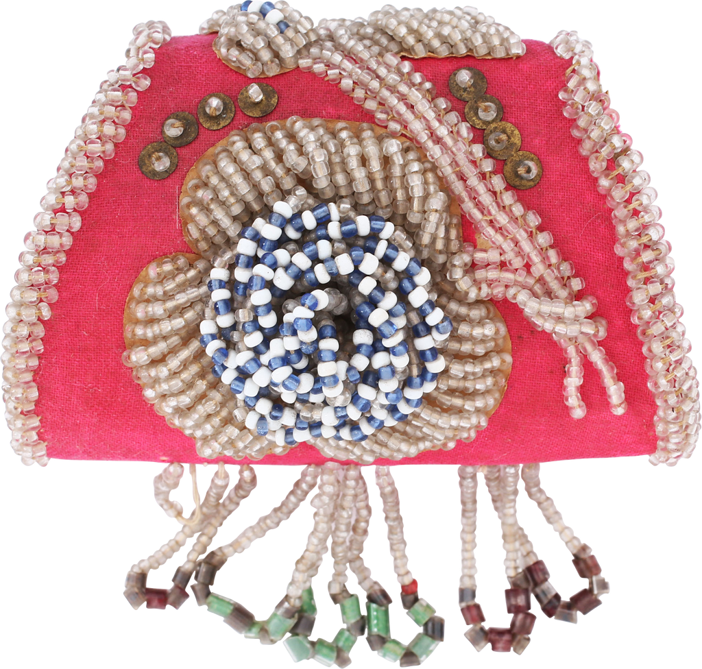 Iroquois Indian Beaded Clutch, C.1900-10 - The History Gift Store