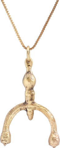 ANCIENT VIKING LUNAR PENDANT NECKLACE, C.900-1000 AD - The History Gift Store