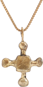 EUROPEAN CONVERT'S CROSS NECKLACE, 9th-10th CENTURY - The History Gift Store