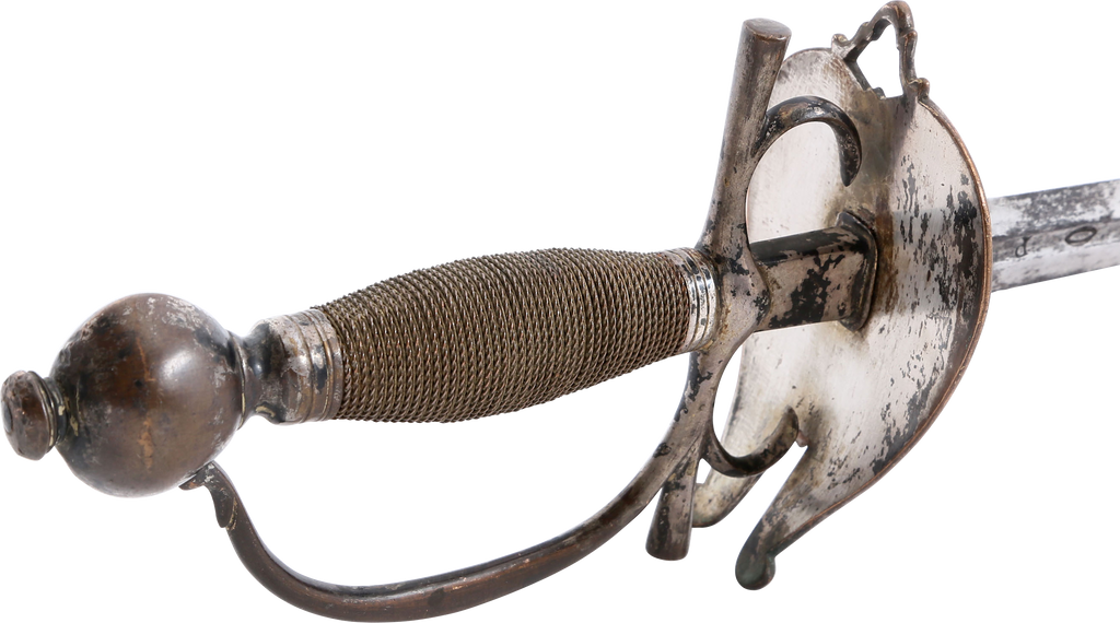 EUROPEAN SILVERED HILT OFFICER’S RAPIER, MID 18TH CENTURY - Fagan Arms
