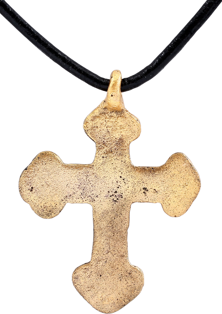 FINE MEDIEVAL EUROPEAN CROSS NECKLACE - The History Gift Store