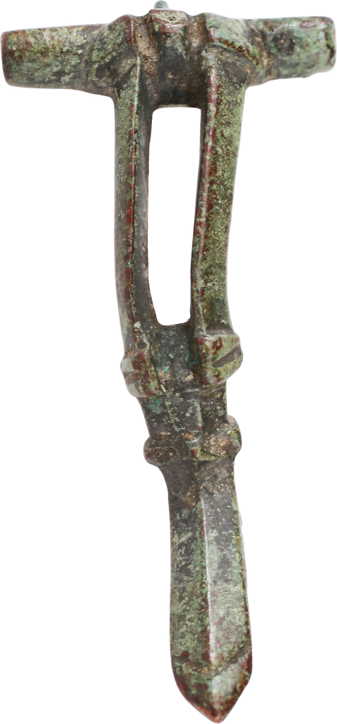 ANCIENT ROMAN BROOCH (Garment PIN) FIBULA, 200-350 AD - Fagan Arms