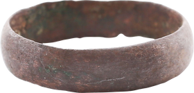 RARE COPPER VIKING WEDDING RING, 900-1050 AD, SIZE 8 3/4 - The History Gift Store