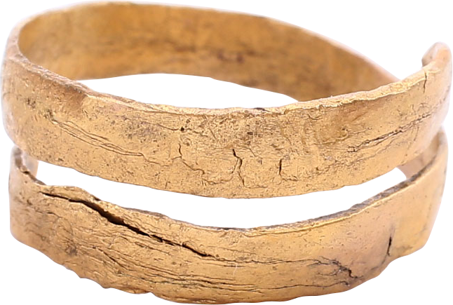 ANCIENT VIKING COIL RING C.850-1050 AD SIZE 10 3/4 - The History Gift Store