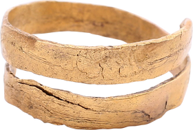 ANCIENT VIKING COIL RING C.850-1050 AD SIZE 10 3/4 - The History Gift Store