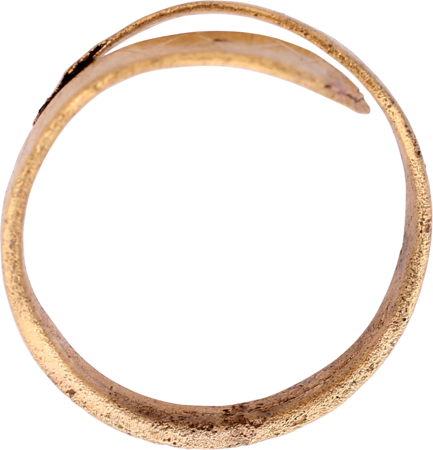 VIKING COIL RING, 10th-11th CENTURY AD, SIZE 8 ¾ - Fagan Arms