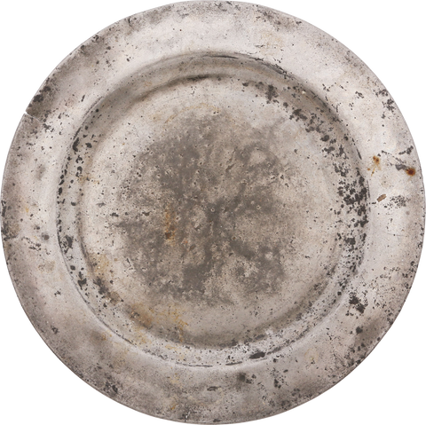 Early English Pewter Plate from the Movies! C.1750-1800 - The History Gift Store