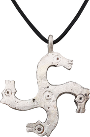 ROMAN HORSE HEAD PENDANT, 2ND-4TH CENTURY AD. - The History Gift Store
