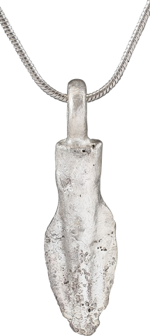 FINE GREEK ARROWHEAD PENDANT NECKLACE, C.8TH-3RD CENTURY BC - The History Gift Store