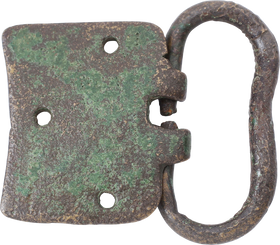 RARE ROMAN BELT BUCKLE FROM A LEGIONARIE’S PLATE ARMOR, LORICA SEGMENTATA - The History Gift Store