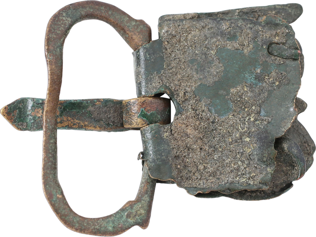 RARE ROMAN BELT BUCKLE FROM A LEGIONARIE OFFICER’S PLATE ARMOR, LORICA SEGMENTATA. C.375-450 AD - The History Gift Store
