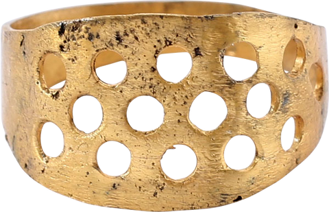VIKING WARRIOR'S SHIELD RING, 10TH CENTURY AD, SIZE 7 1/2 - The History Gift Store