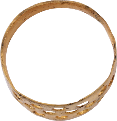 VIKING WARRIOR'S SHIELD RING, 10TH CENTURY AD, SIZE 7 1/2 - The History Gift Store